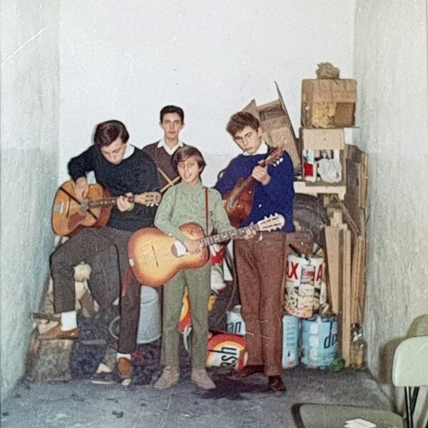 Az első bandám, a padovai garázszenekar - Sandro, Mario, Giordano és Giorgio - 1968