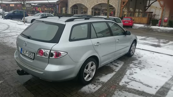 NLF-955 - Mazda 6 2.0 2002 LPG üzem, bejártuk vele fél Európát